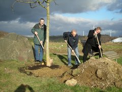 Baumpflanzaktion 100 Jahre Kreisverband St. Wendel